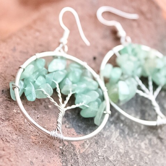 Jewelry - 🌳Beaded Tree of Life Earrings 🌳